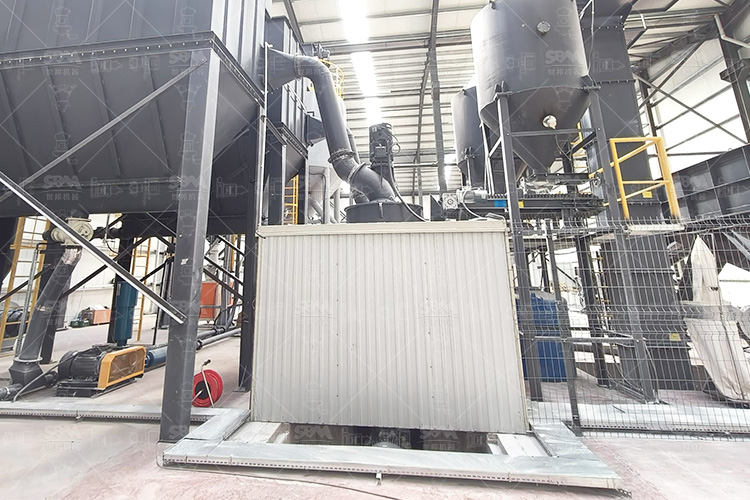 Kapasitas produksi tahunan 100.000 ton jalur produksi pen ggilingan Talc di Turki